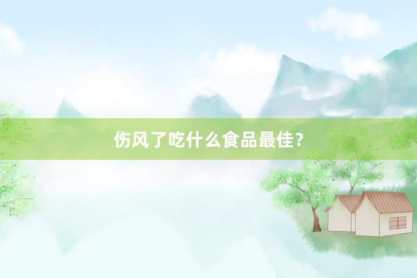 伤风了吃什么食品最佳？
